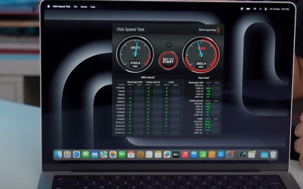 MacBook Pro M3 speed test
