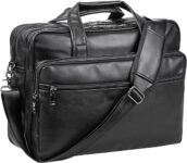seyfocnia Leather Laptop Bag